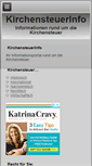 Mobile Screenshot of kirchensteuerinfo.de